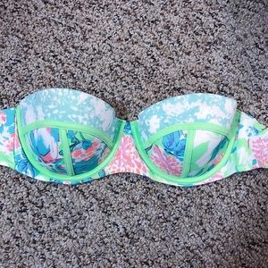 34DD strapless VS bikini top